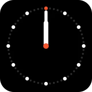 Analog clock widget, 2×2