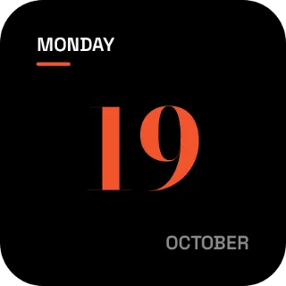Big day widget, 2×2