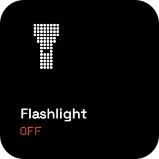 Flashlight widget, 2×2
