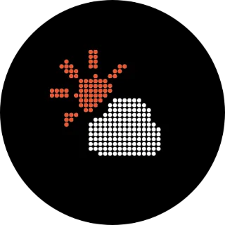 Weather icon widget, 2×2