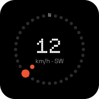 Wind widget, 2×2